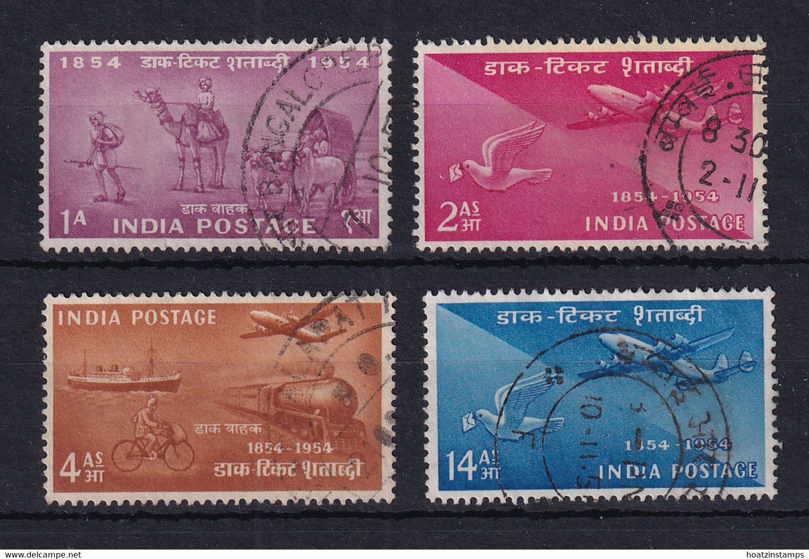 India: 1954   Stamp Centenary    Used - Used Stamps