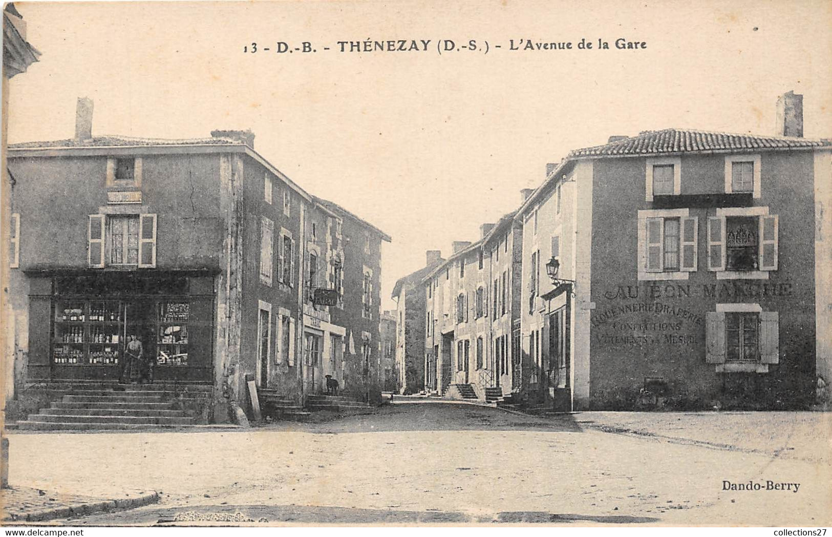 79-THENEZAY- L'AVENUE DE LA GARE - Thenezay