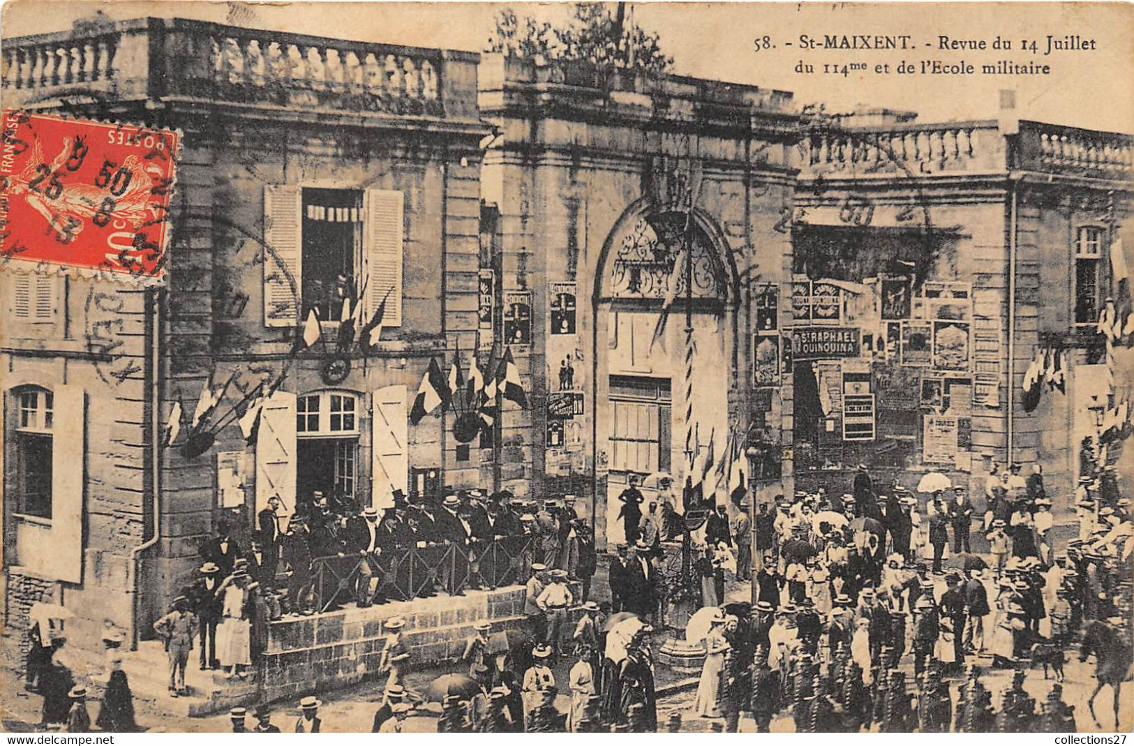 79-SAINT-MAIXENT- REVUE DU 14 JUILLET DU 114 Eme ET DE L'ECOLE MILITAIRE - Saint Maixent L'Ecole