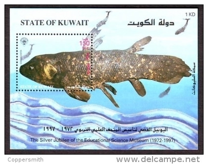 (049) Kuwait  1997 / Fish Sheet / Bf / Bloc Poissons / Fische / Vissen  ** / Mnh  Michel BL 5  Rare / Scarce !! - Kuwait