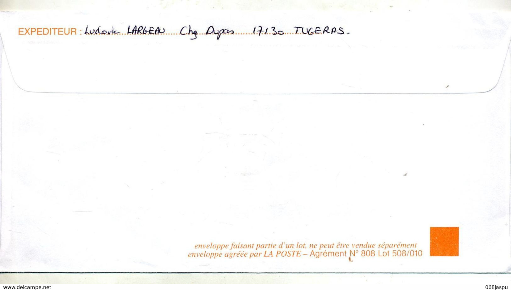 Lot Pap  Briat  Cachet Tugeras - Prêts-à-poster:  Autres (1995-...)