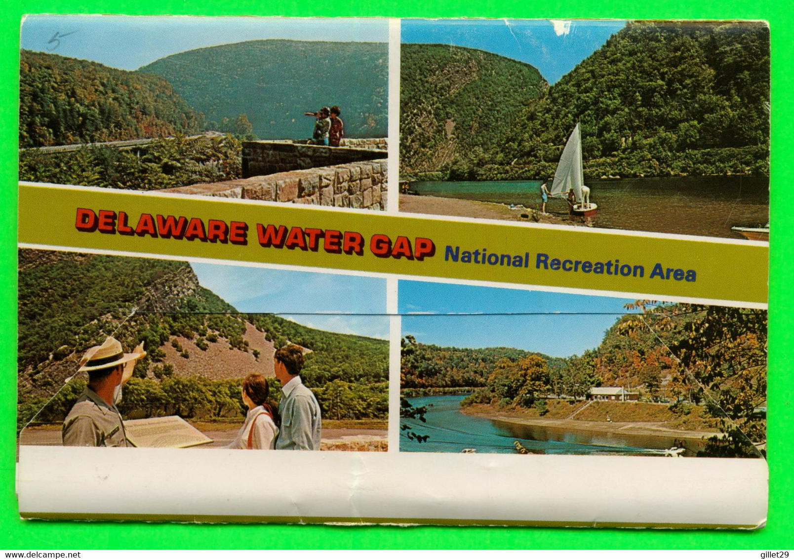 DELAWARE WATER GAP - CARNET SOUVENIR FOLDER - NATIONAL RECREATION ARES - 18 PHOTOS - - Autres & Non Classés