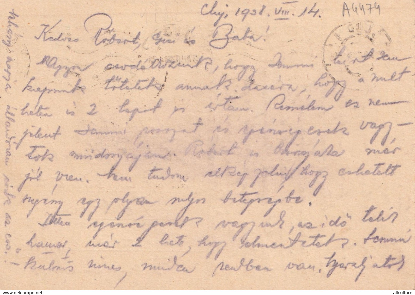 A4474- Postcard, Romanian Post, King Of Romania Carol II, Aviation Fund,1938 Cluj Sibiu Romania Used Postal Stationery - Lettres & Documents