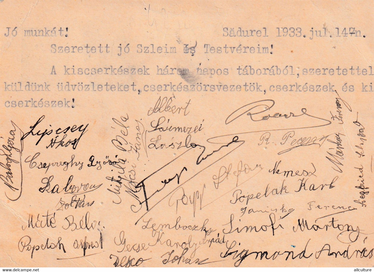 A4491- Postcard, Romanian Post, King Carol II, Aviation Stamp, Cluj 1933 Romania Used Postal Stationery - Cartas & Documentos