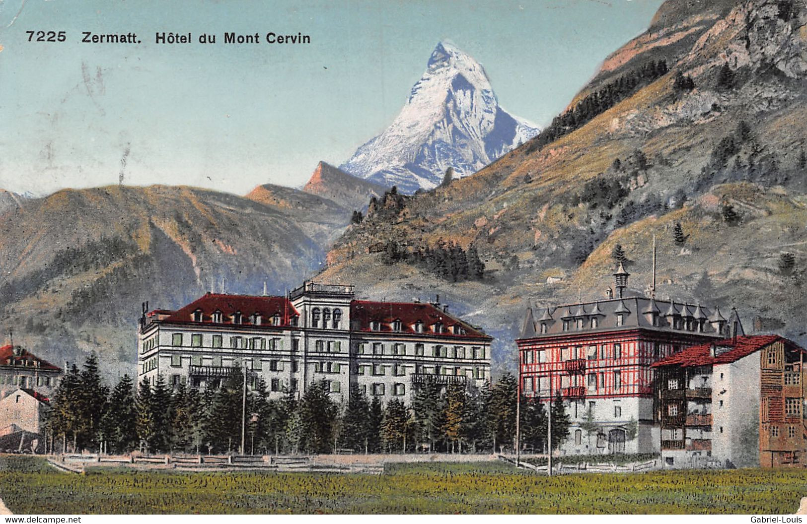 Zermatt Hôtel Du Mont Cervin - Matterhorn - 1922 - Zermatt