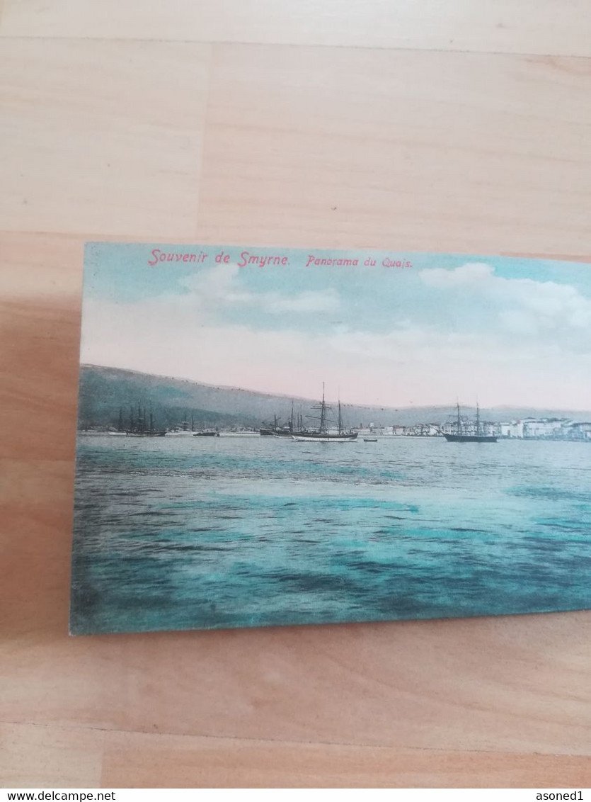 AK Smyrne - Izmir - Vierteilige Panoramakarte - Um 1910 - Turkije