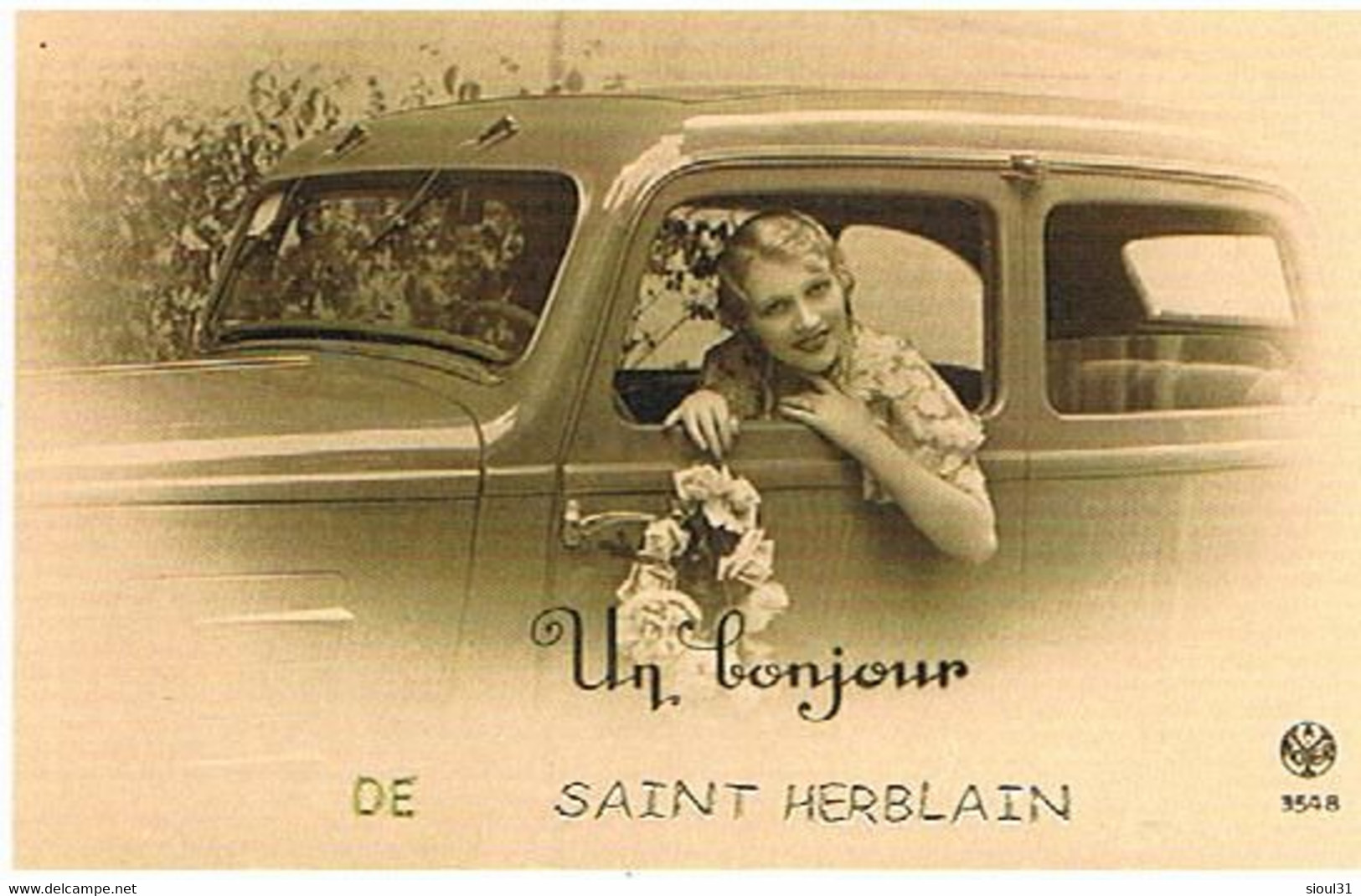 44  UN BONJOUR   DE  SAINT  HERBLAIN   CPM  TBE  VR721 - Saint Herblain