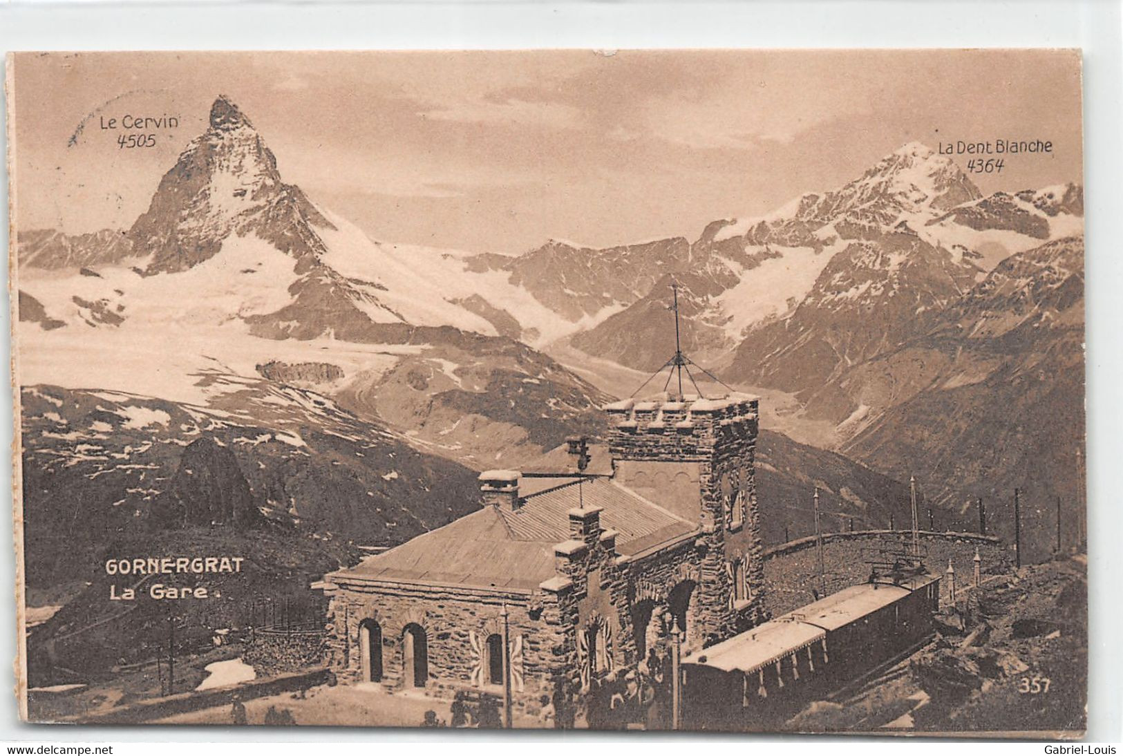 Gornergrat La Gare - Train Bahn - Zermatt - Cervin Matterhorn - Zermatt