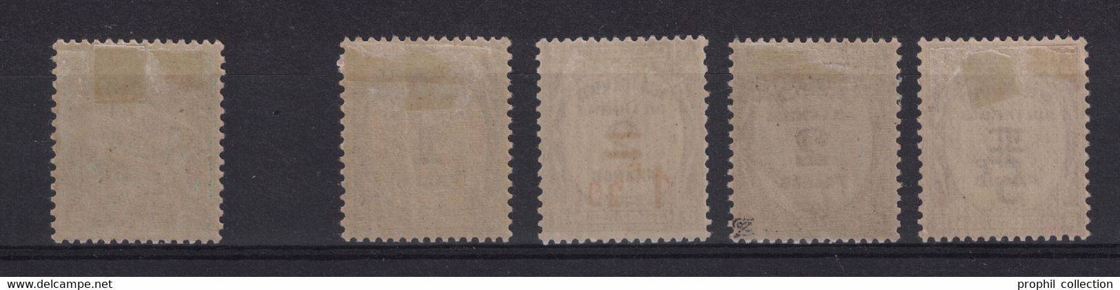 ANDORRE FRANÇAIS - LOT De 5 TIMBRES TAXE N° 12 13 14 15 + 5 TOUS NEUFS * TB - BELLE COTE - Otros & Sin Clasificación