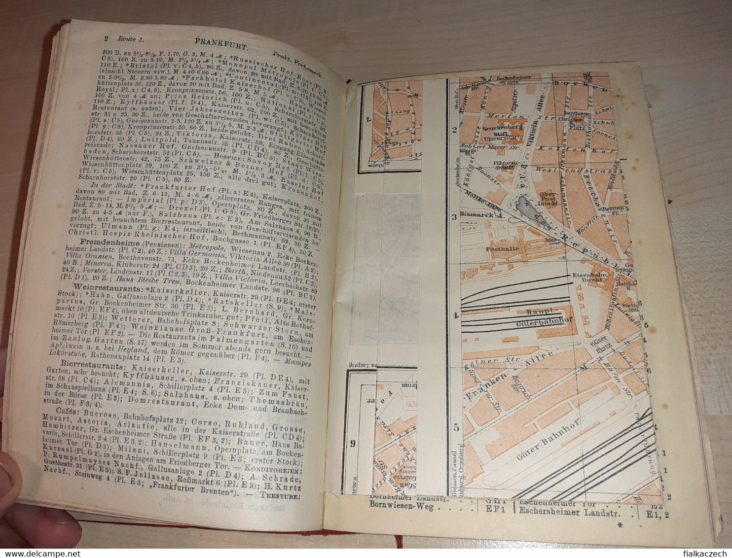 Baedekers, Rheinlande Tour Guide, 1925, Von Elsässischen Zur Holländischen Grenze + Ticket To Frankfurter Goethemuseum - Ohne Zuordnung