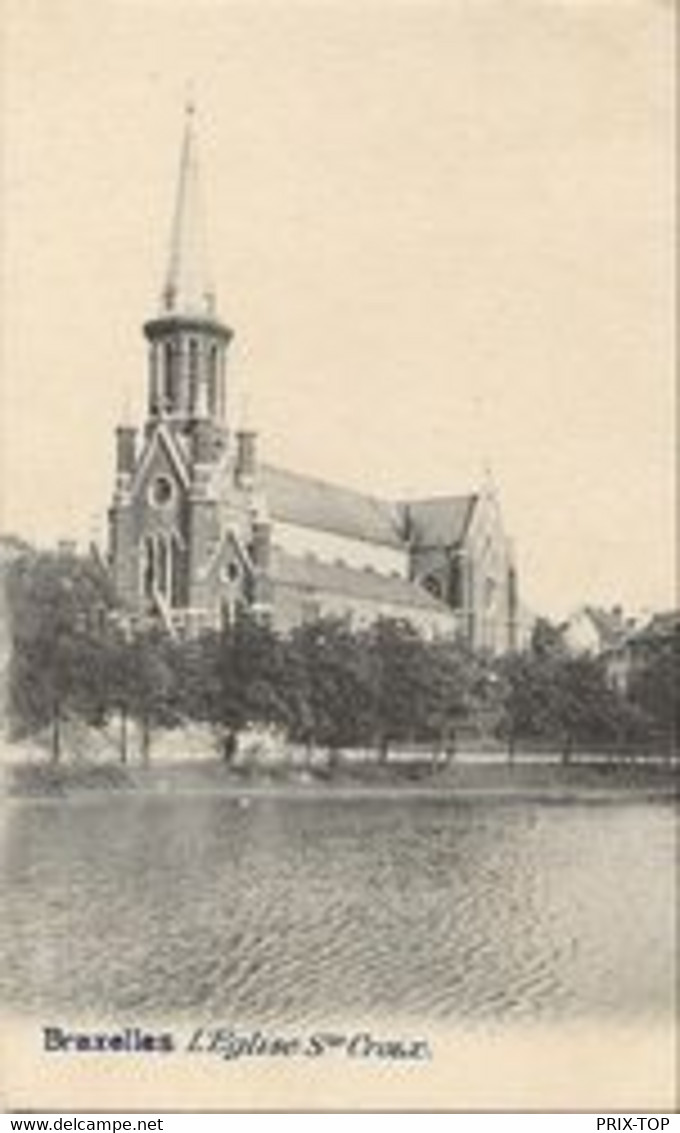 REF3969/ CP-PK Ixelles-Bruxelles L'Eglise Sainte Croix Et Les Etangs MINT - Elsene - Ixelles