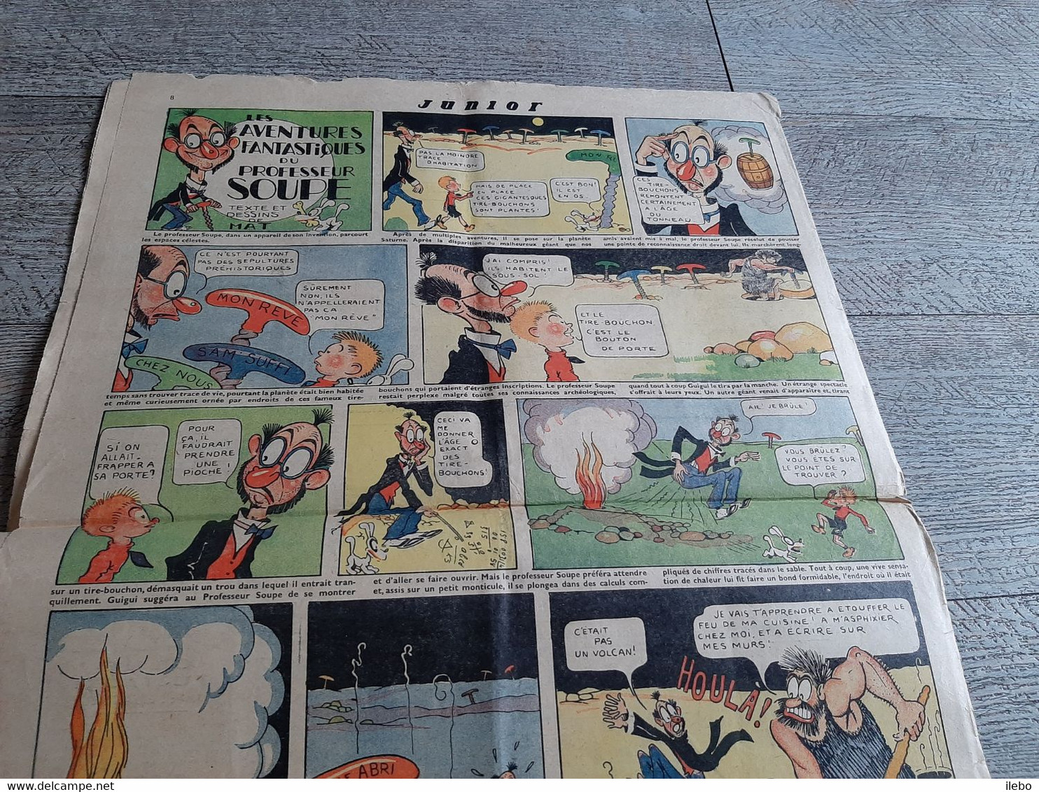 Junior Illustré De La Jeunesse Tarzan Professeur Soupe N°26 Sept 1936   Bande Dessinée - Tarzan