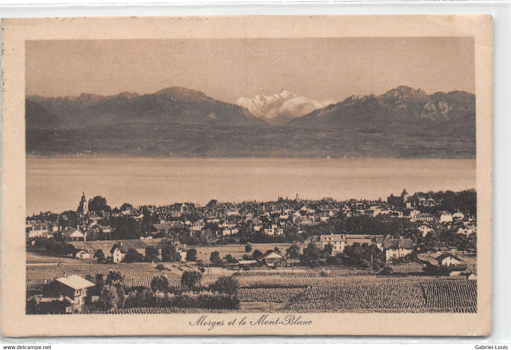 Morges Et Le Mont-Blanc - Morges