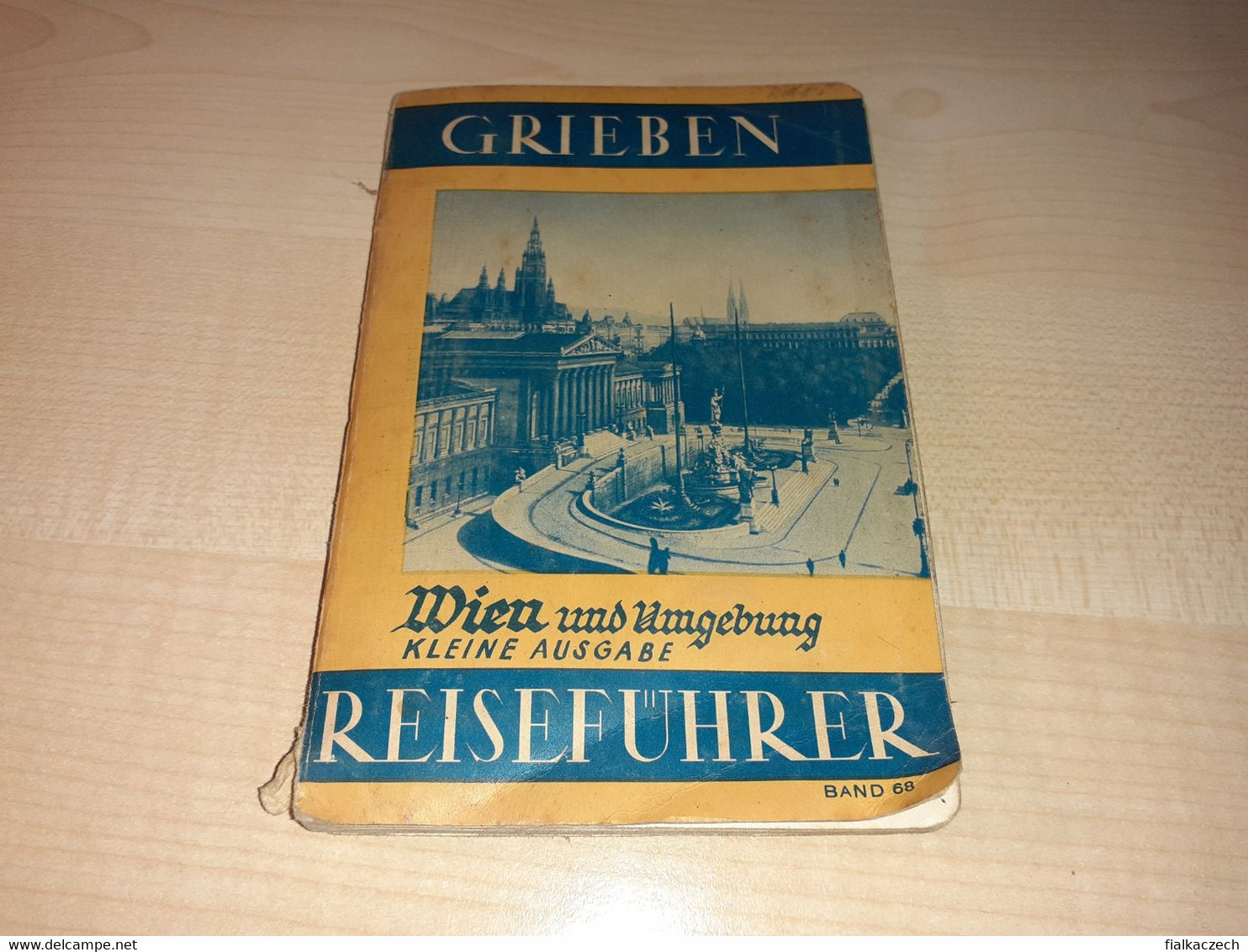 Grieben 1937, Wien Und Umgebung Kleine Ausgabe Reiseführer, Austria Tourist Guide, Tour Guide With Map, Karte - Autriche
