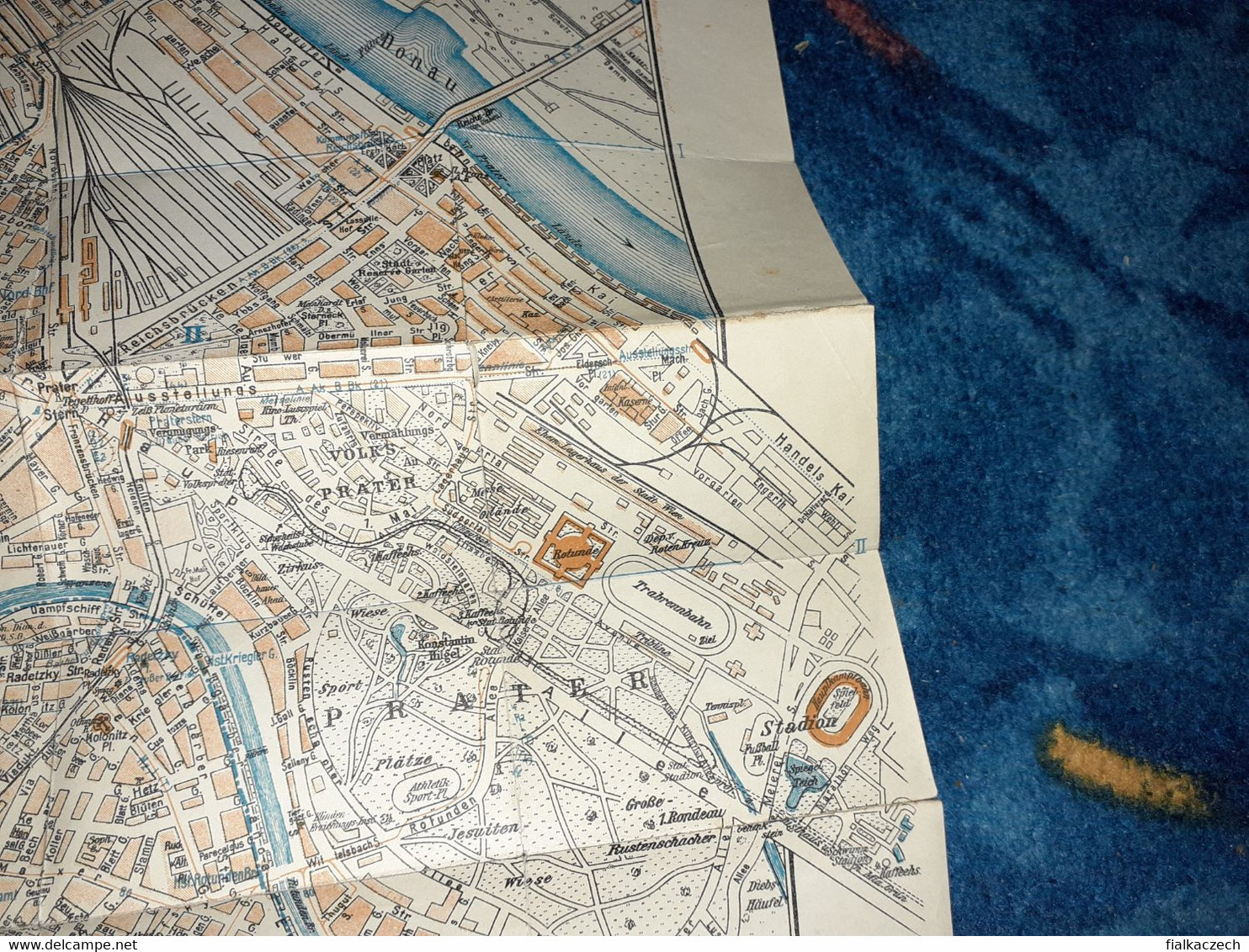 Grieben 1937, Wien und Umgebung kleine Ausgabe Reiseführer, Austria tourist guide, Tour guide with map, Karte