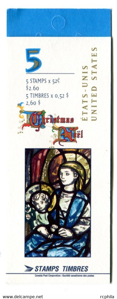 RC 20159 CANADA CHRISTMAS NOEL CARNET COMPLET BOOKLET MNH NEUF ** - Libretti Completi