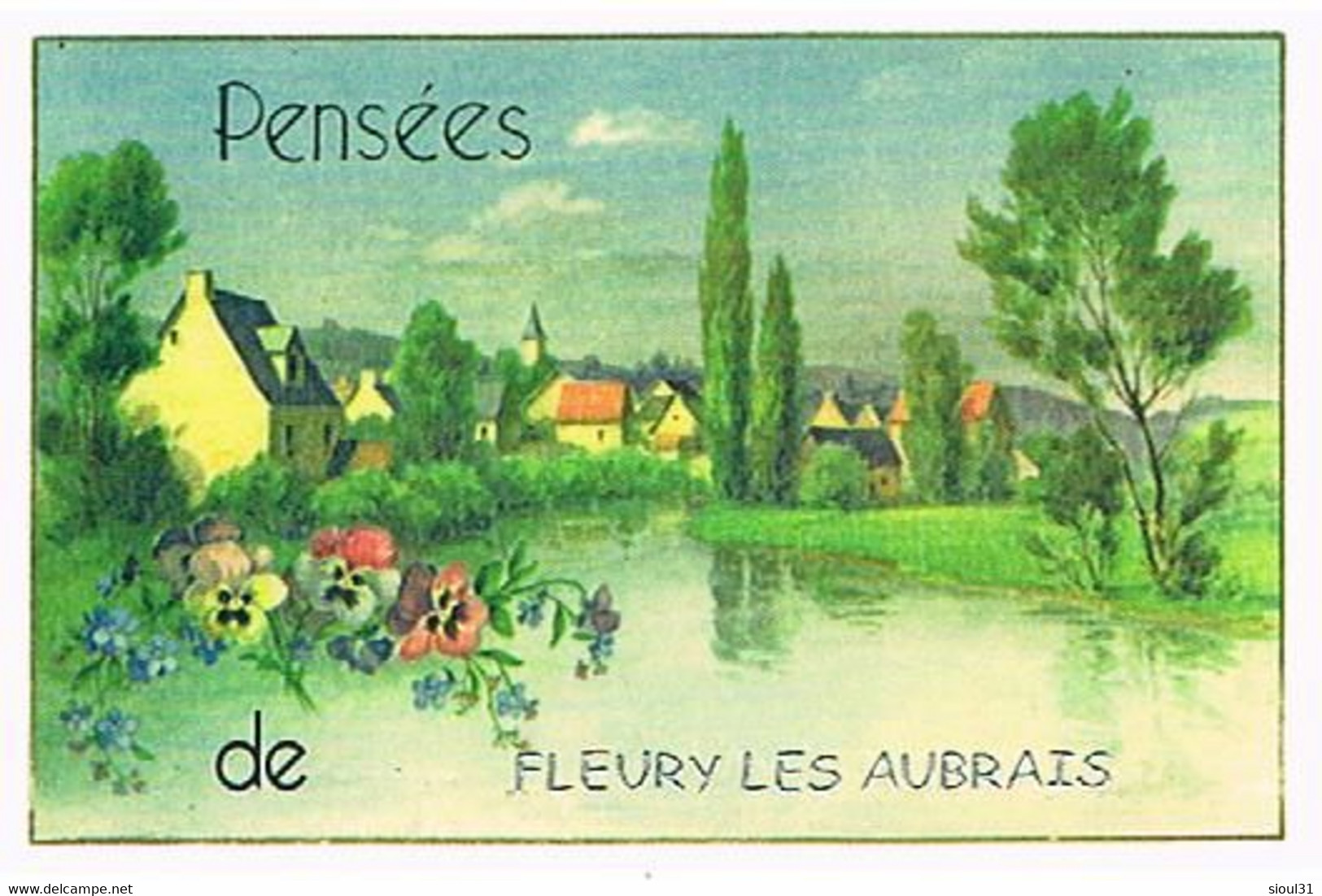 45    PENSEES   DE FLEURY  LES  AUBRAIS   CPM  TBE  VR741 - Andere & Zonder Classificatie