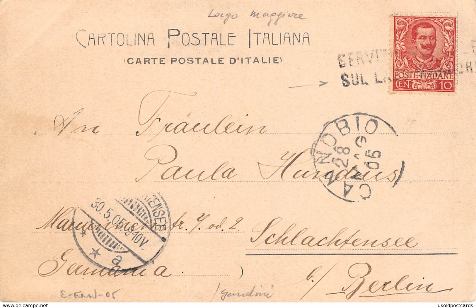 Italia  - LUINO, 1905 - Luino