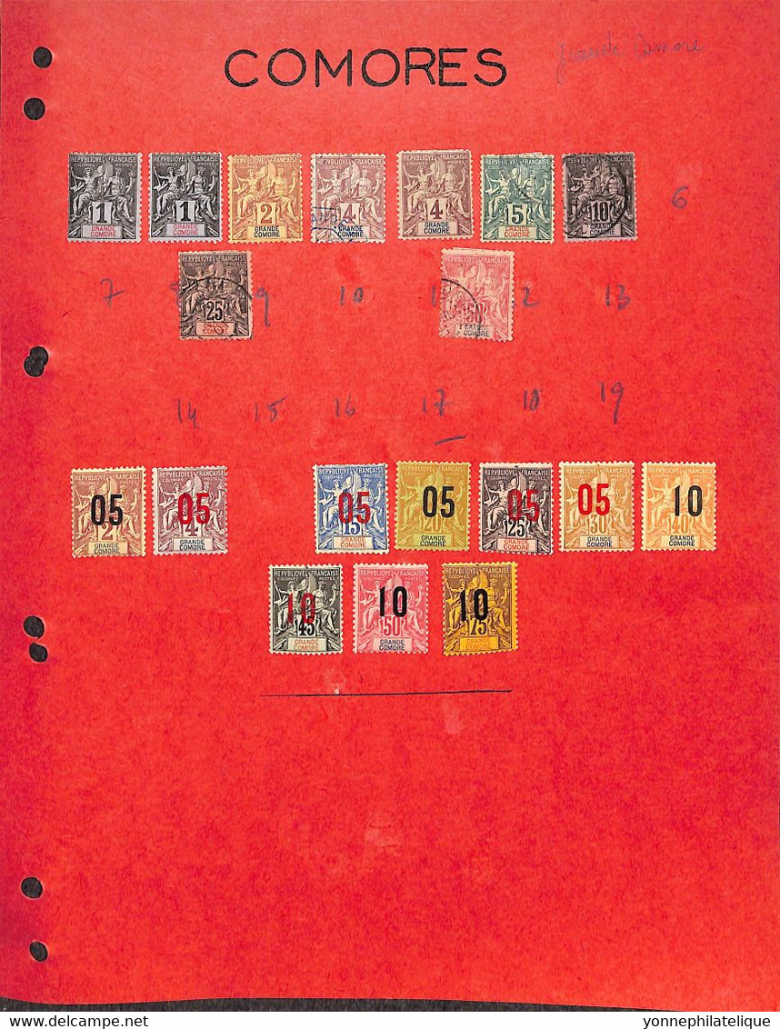 GRANDE COMORE - Collection De 19 Timbres Neufs Et Oblitérés Sur Charnieres Propres - Voir Les Scans - - Other & Unclassified