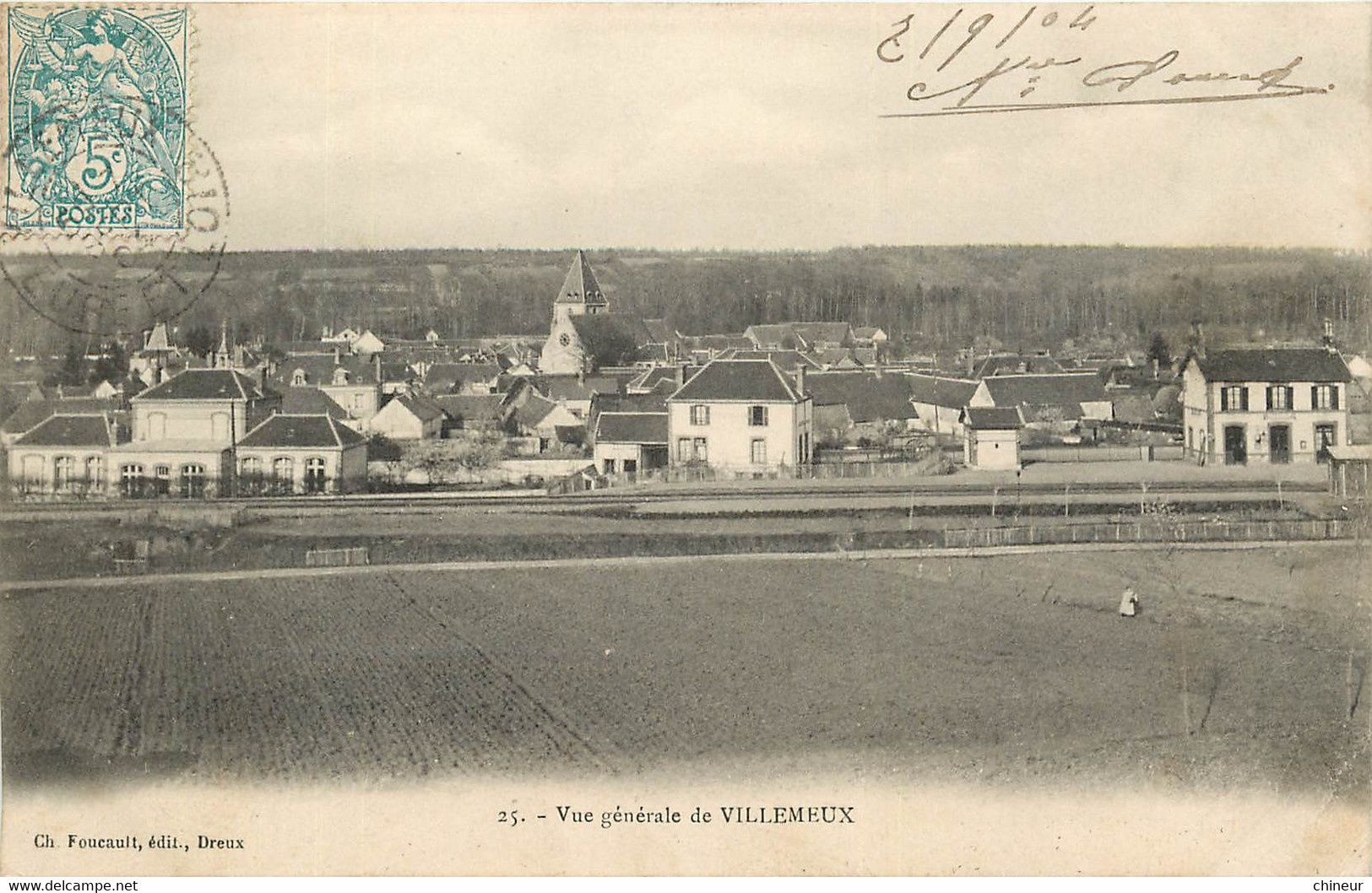 VUE GENERALE DE VILLEMEUX - Villemeux-sur-Eure