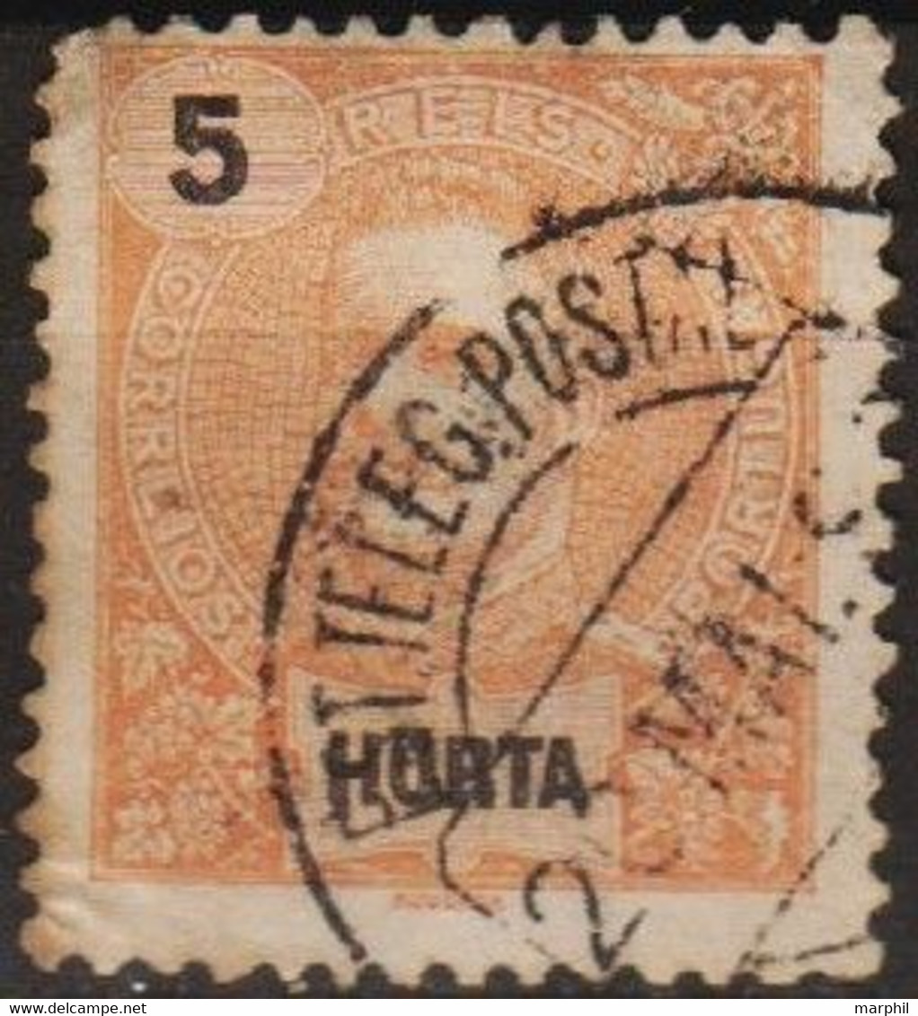 Horta Azores 1897 MiN°14 (o) Vedere Scansione - Horta