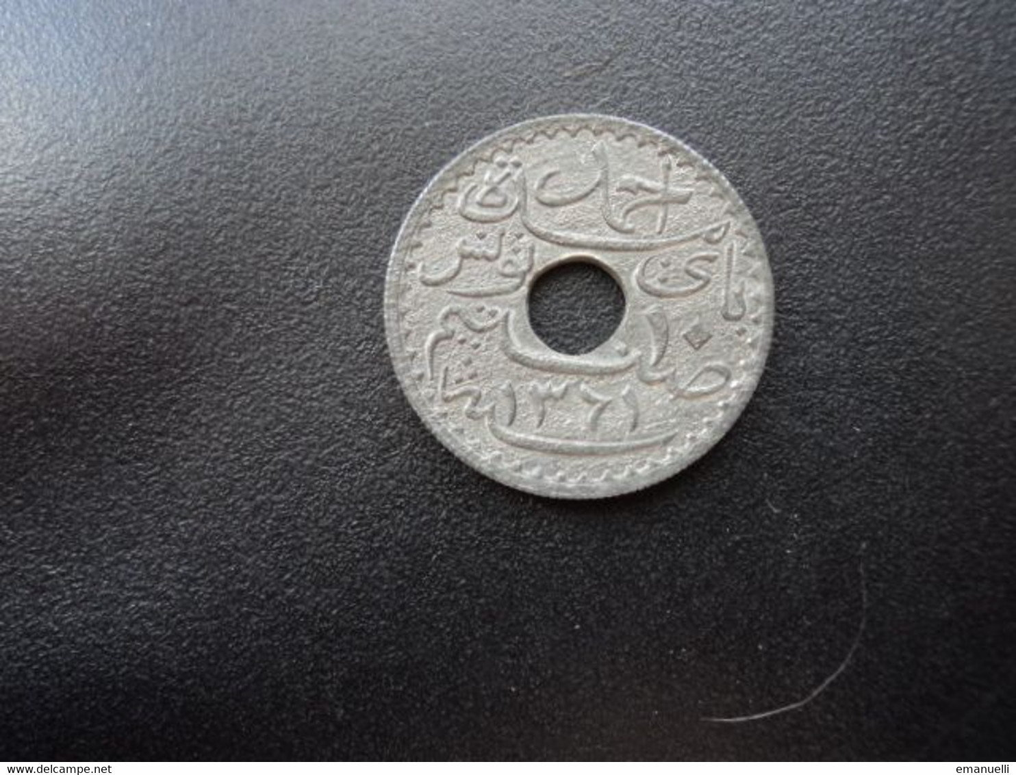 TUNISIE : 10 CENTIMES   1361 / 1942    G.117 * / KM 267       SUP Oxydation Revers - Tunisie