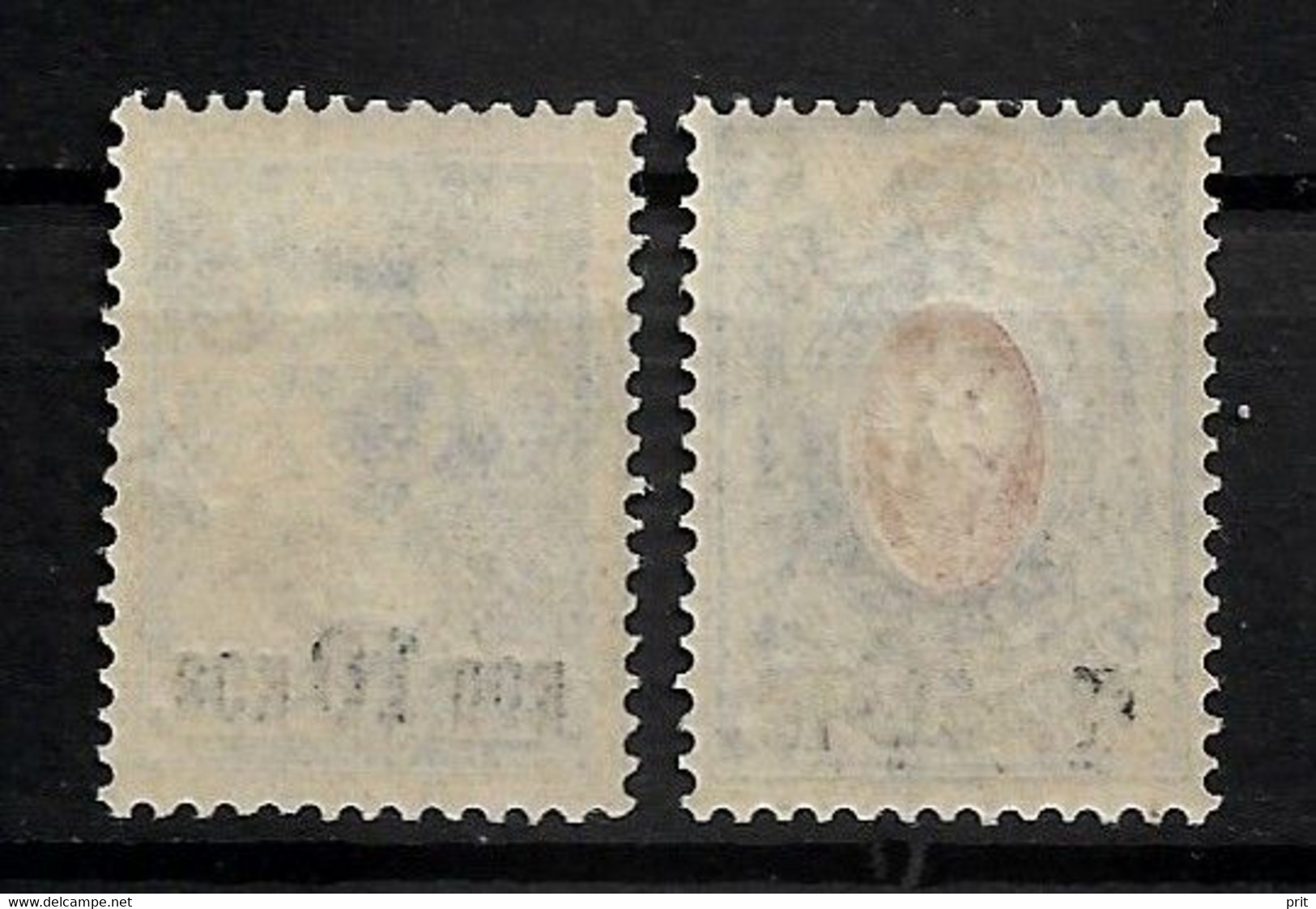 Russia Republic 1917 Surcharges 10K On 7K, 20K On 14K. Mi 115 116/Sc 117 118. MLH - Unused Stamps