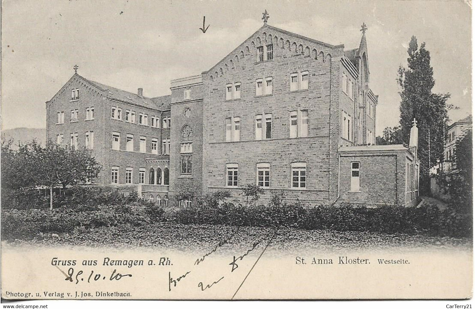 ALLEMAGNE (RHENANIE PALATINAT). GRUSS AUS REMAGEN. ST ANNA KLOSTER. 1910. - Remagen