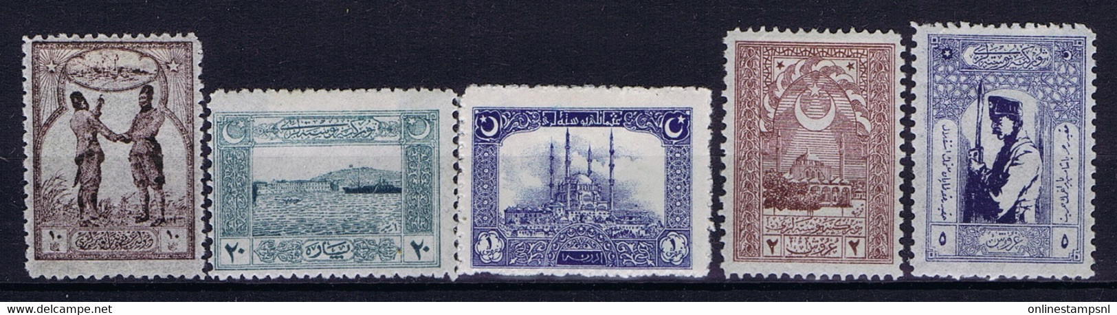 Turkey Mi 762- 778 Isf 1079 - 1090 1922 MH/*, Mit Falz, Avec Charnière  778 Colour What Faded - Unused Stamps