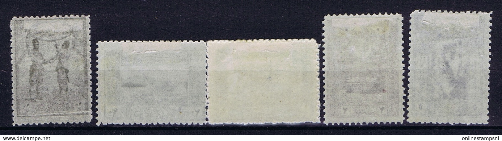 Turkey Mi 762- 778 Isf 1079 - 1090 1922 MH/*, mit Falz, avec charnière  778 colour what faded