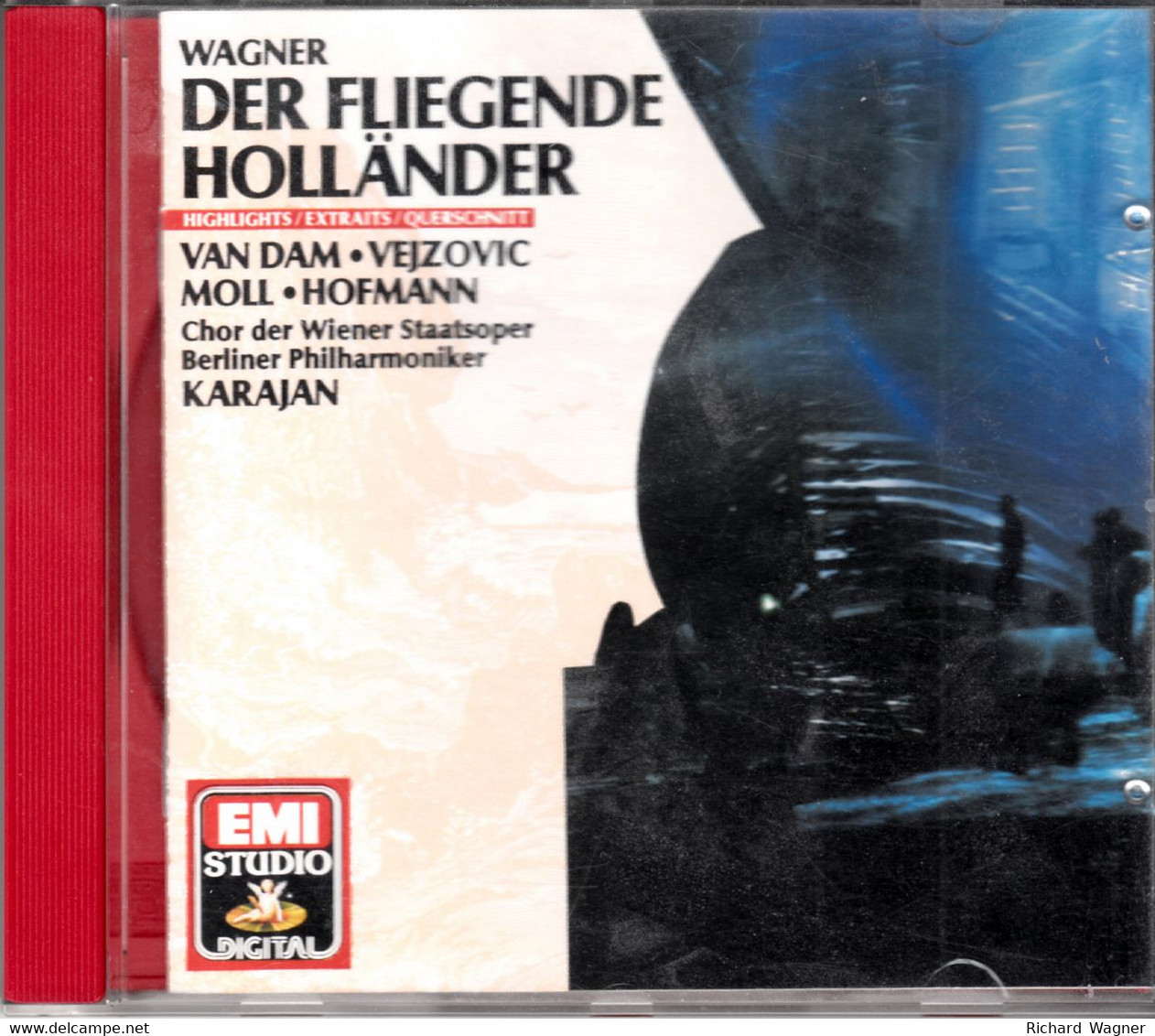 CD: Der Fliegende Holländer Querschnitt / Van Damm / Karajan / Chor Wiener St... - Opere