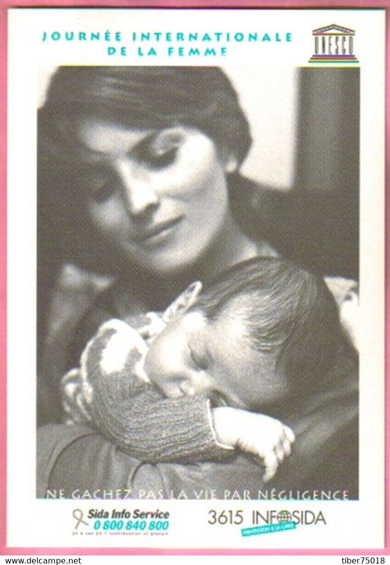 Carte Postale "Cart'Com" - Série Sida, Santé - Journée Internationale De La Femme - Photo : Robert Doisneau 1972 - Doisneau