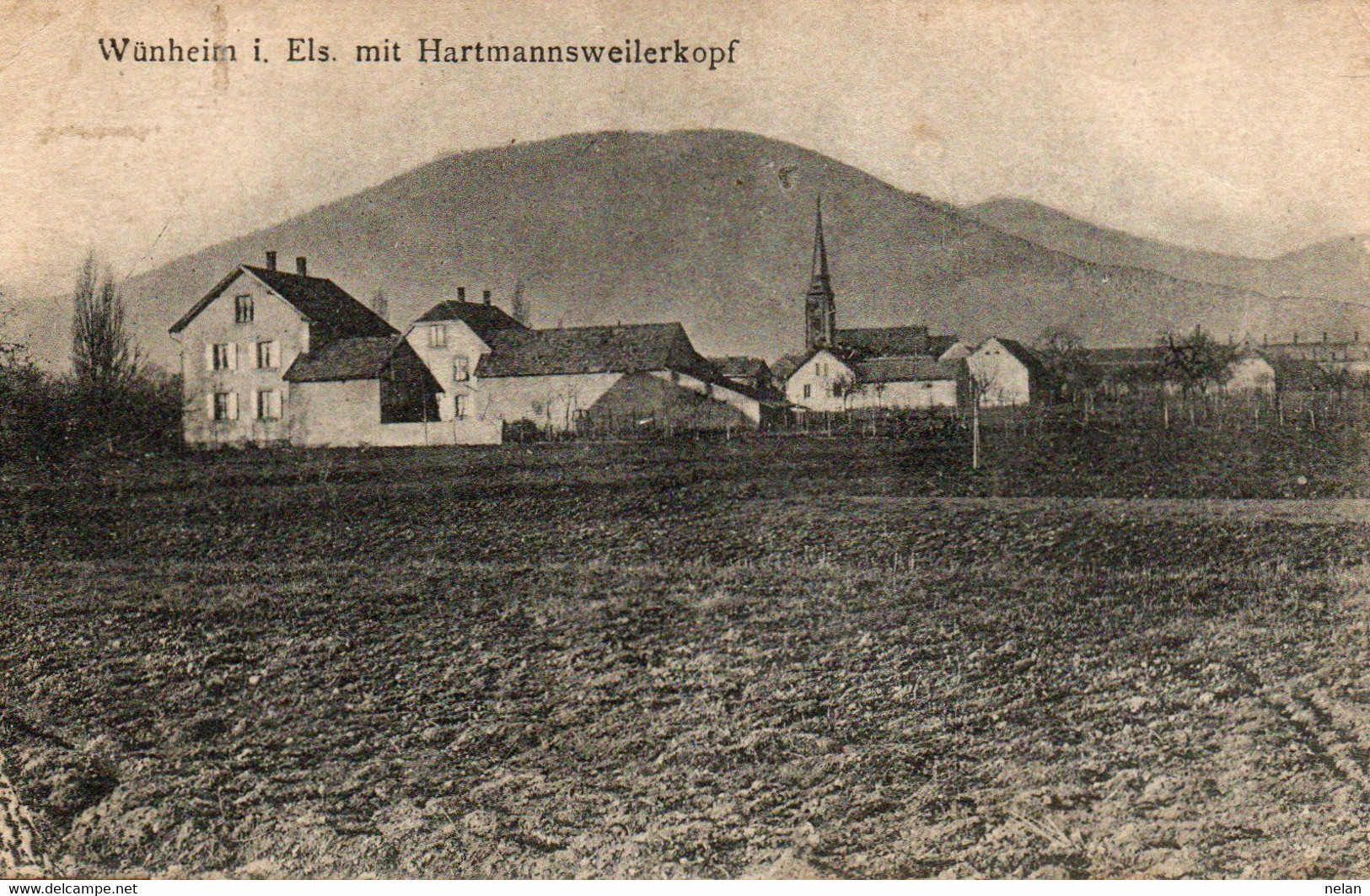 WUNHEIM I. ELS. MIT HARTMANNSWEILERKOPF - Wittenheim