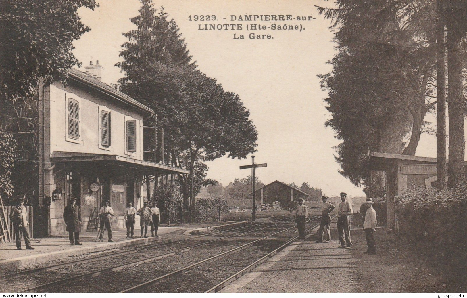 DAMPIERRE SUR LINOTTE LA GARE 1939 N°19229 - Autres & Non Classés