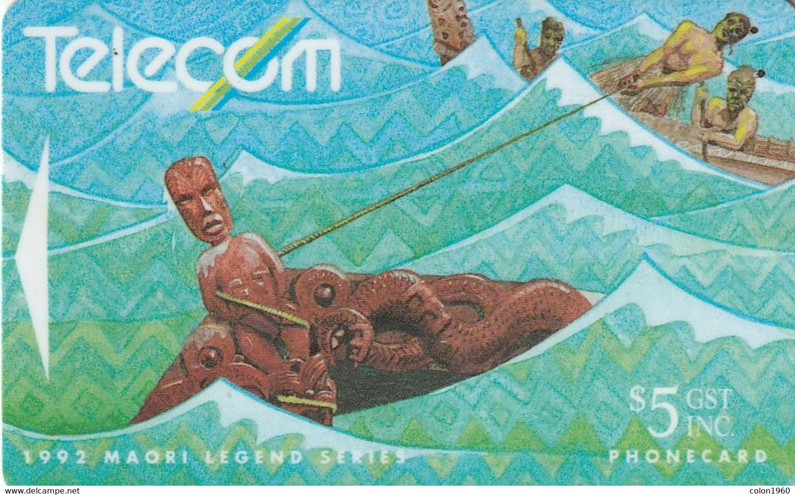 NUEVA ZELANDA. Maui Fish Up The North Island. 1992-01. G-059. (090) - Neuseeland