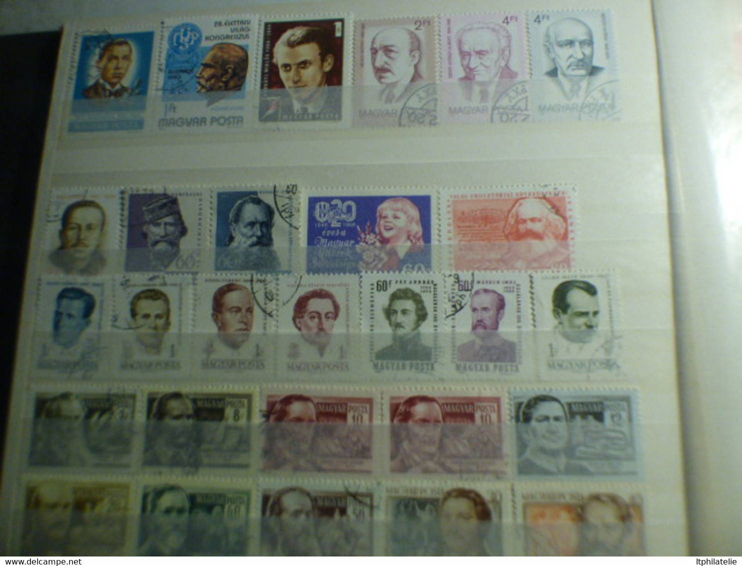 DESTOCKAGE-COLLECTION MAGYAR HONGRIE ET TCHECOSLOVAQUIE  TIMBRES  OBLITERES