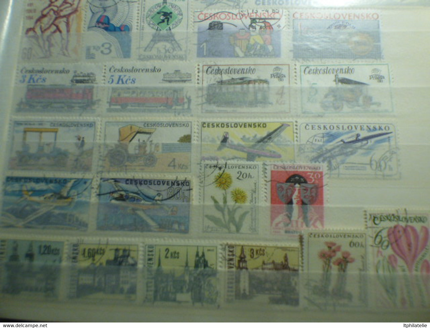 DESTOCKAGE-COLLECTION MAGYAR HONGRIE ET TCHECOSLOVAQUIE  TIMBRES  OBLITERES