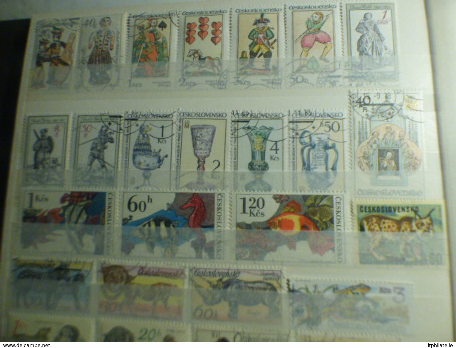 DESTOCKAGE-COLLECTION MAGYAR HONGRIE ET TCHECOSLOVAQUIE  TIMBRES  OBLITERES