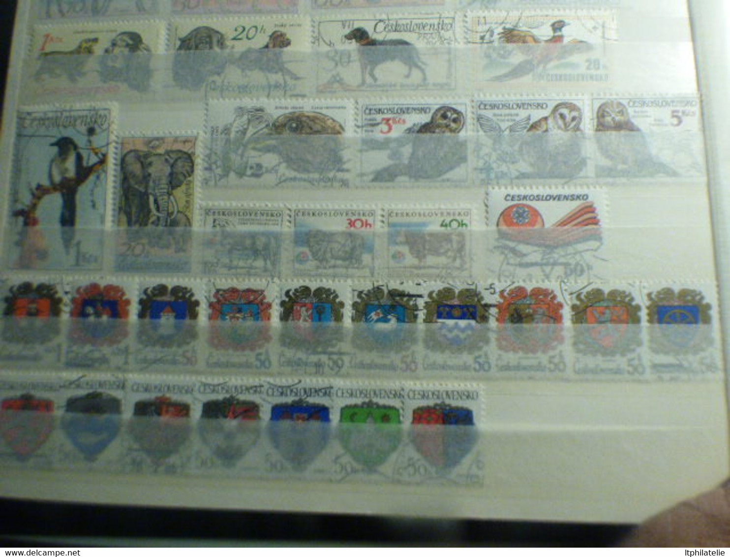 DESTOCKAGE-COLLECTION MAGYAR HONGRIE ET TCHECOSLOVAQUIE  TIMBRES  OBLITERES