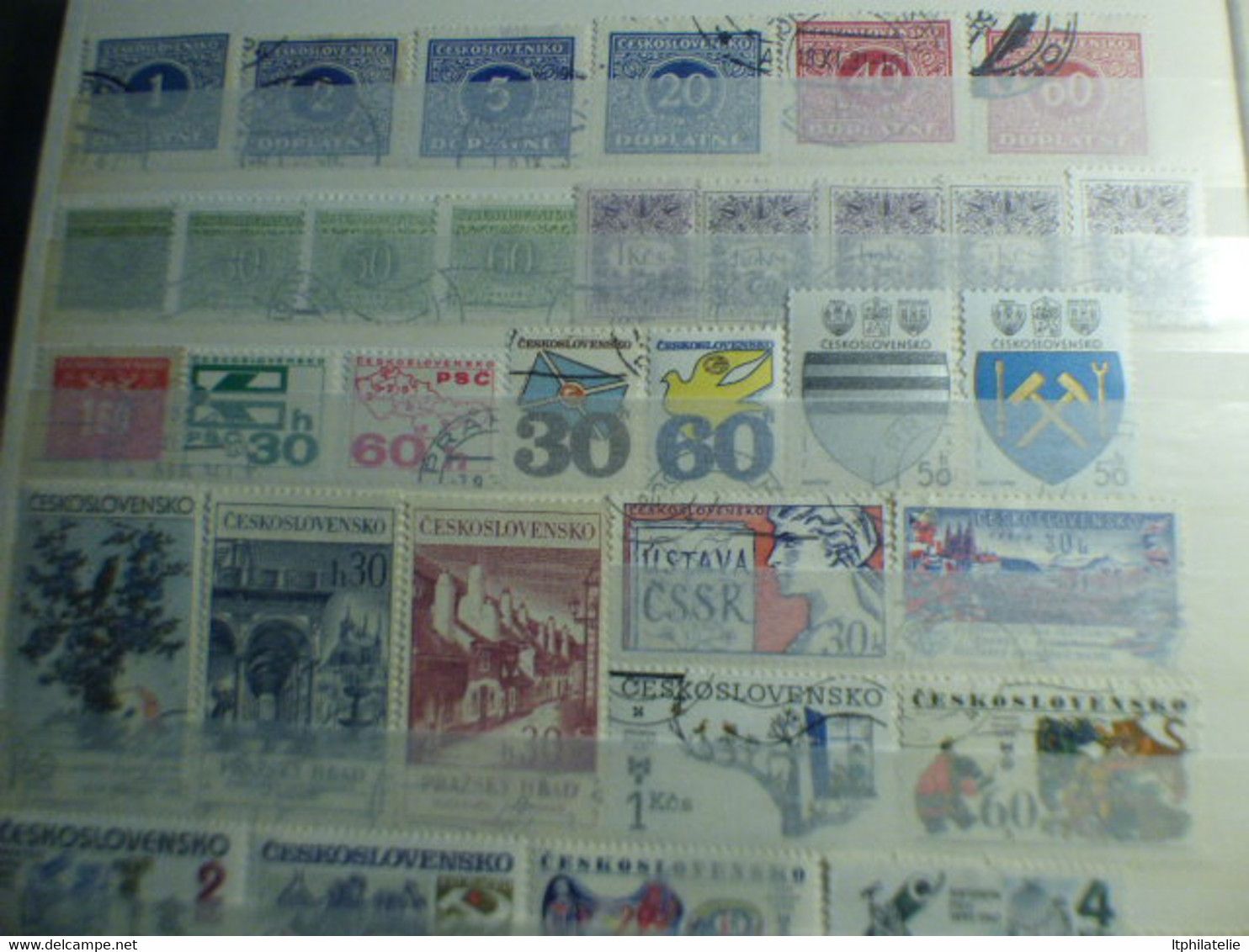 DESTOCKAGE-COLLECTION MAGYAR HONGRIE ET TCHECOSLOVAQUIE  TIMBRES  OBLITERES