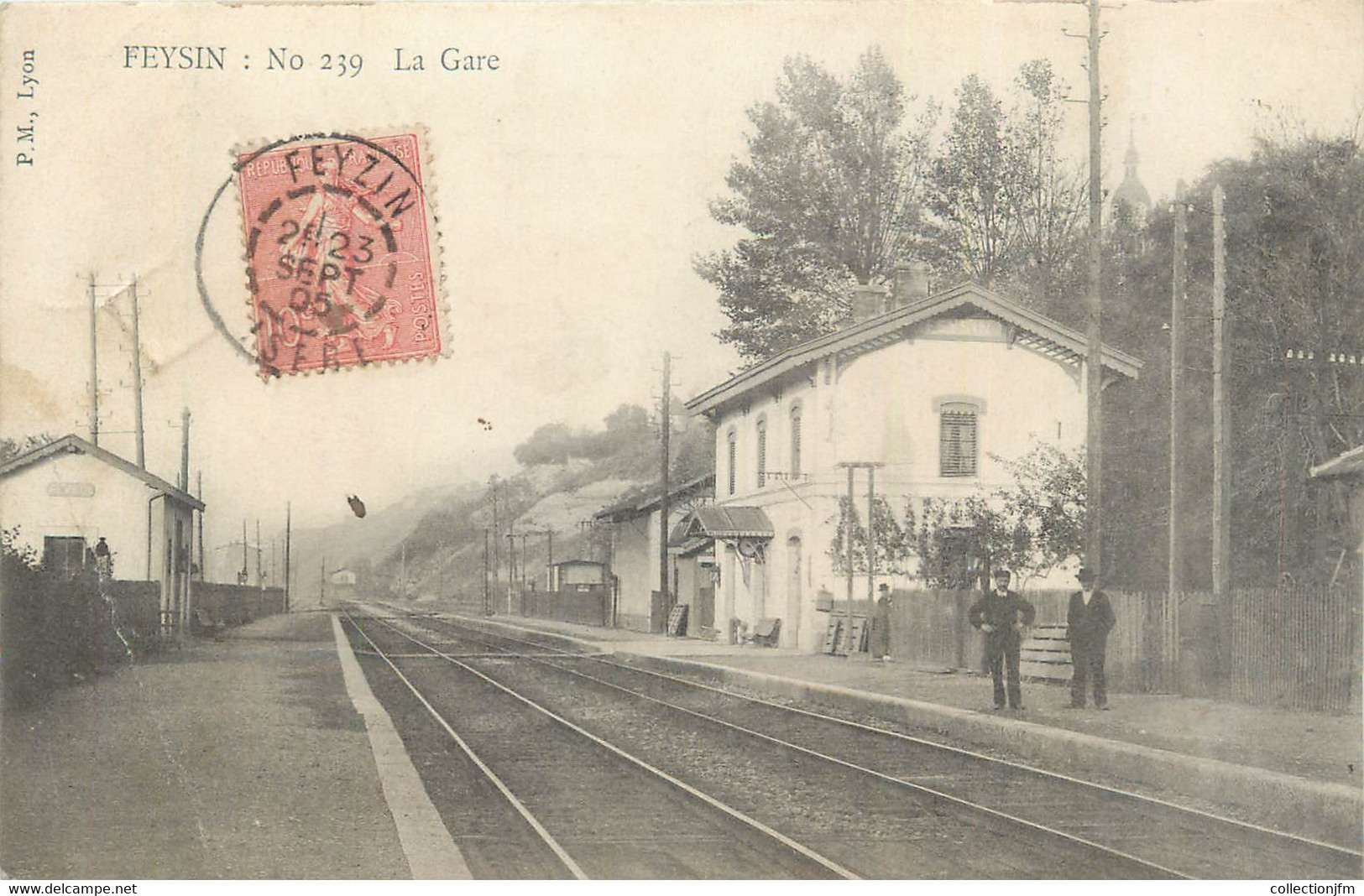 CPA FRANCE 69 "Feyzin, La Gare". - Feyzin