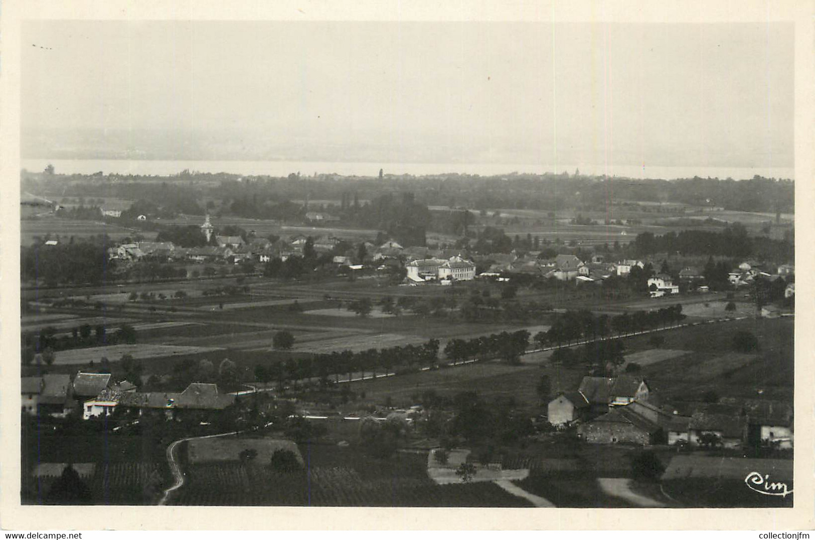 CPSM FRANCE 74 "Douvaine, Vue Générale ". - Douvaine