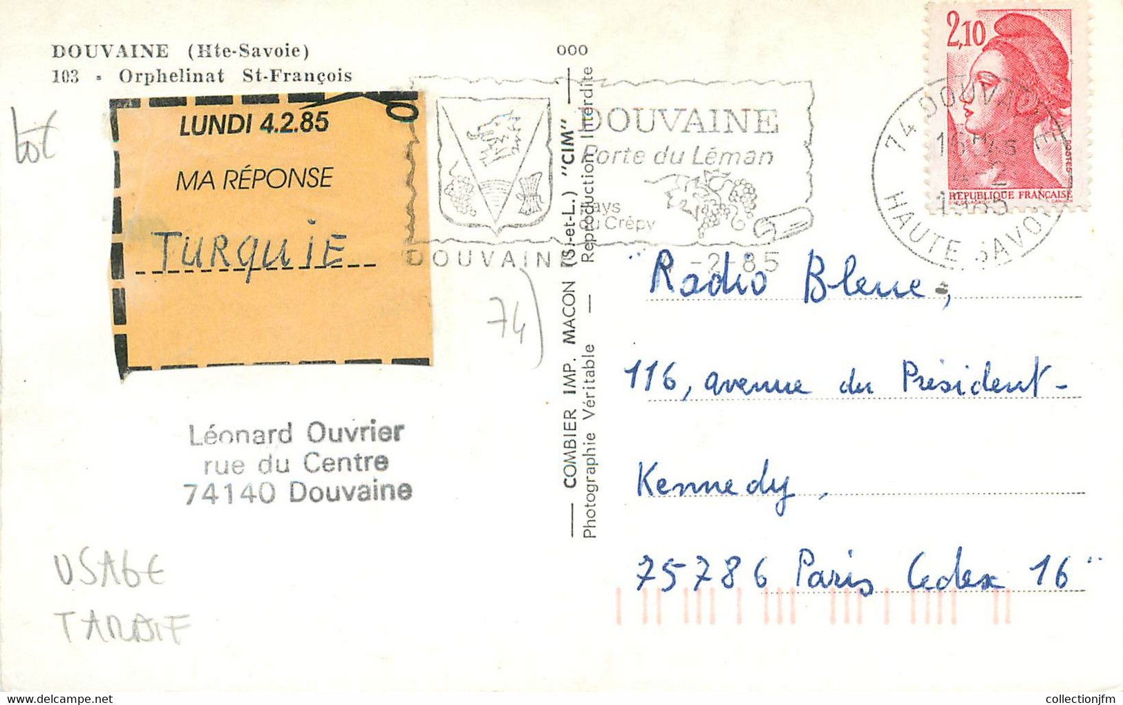 CPSM FRANCE 74 "Douvaine, Orphelinat St François". / USAGE TARDIF - Douvaine
