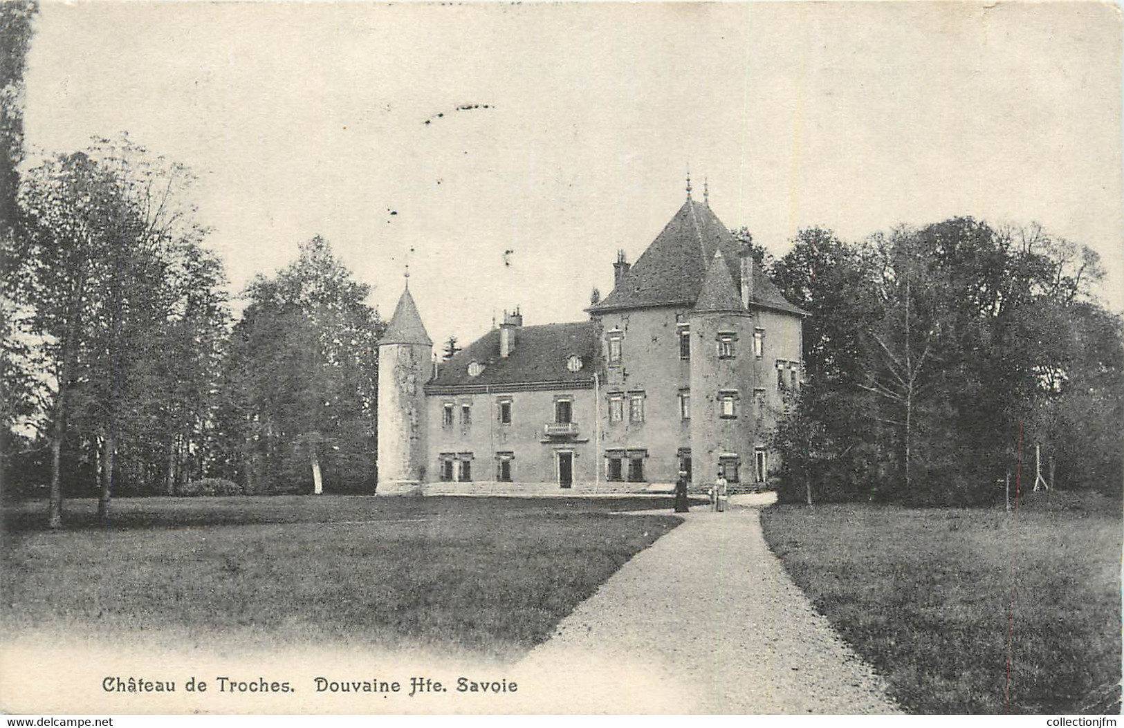 CPA FRANCE 74 "Douvaine, Le Château De Troches". - Douvaine