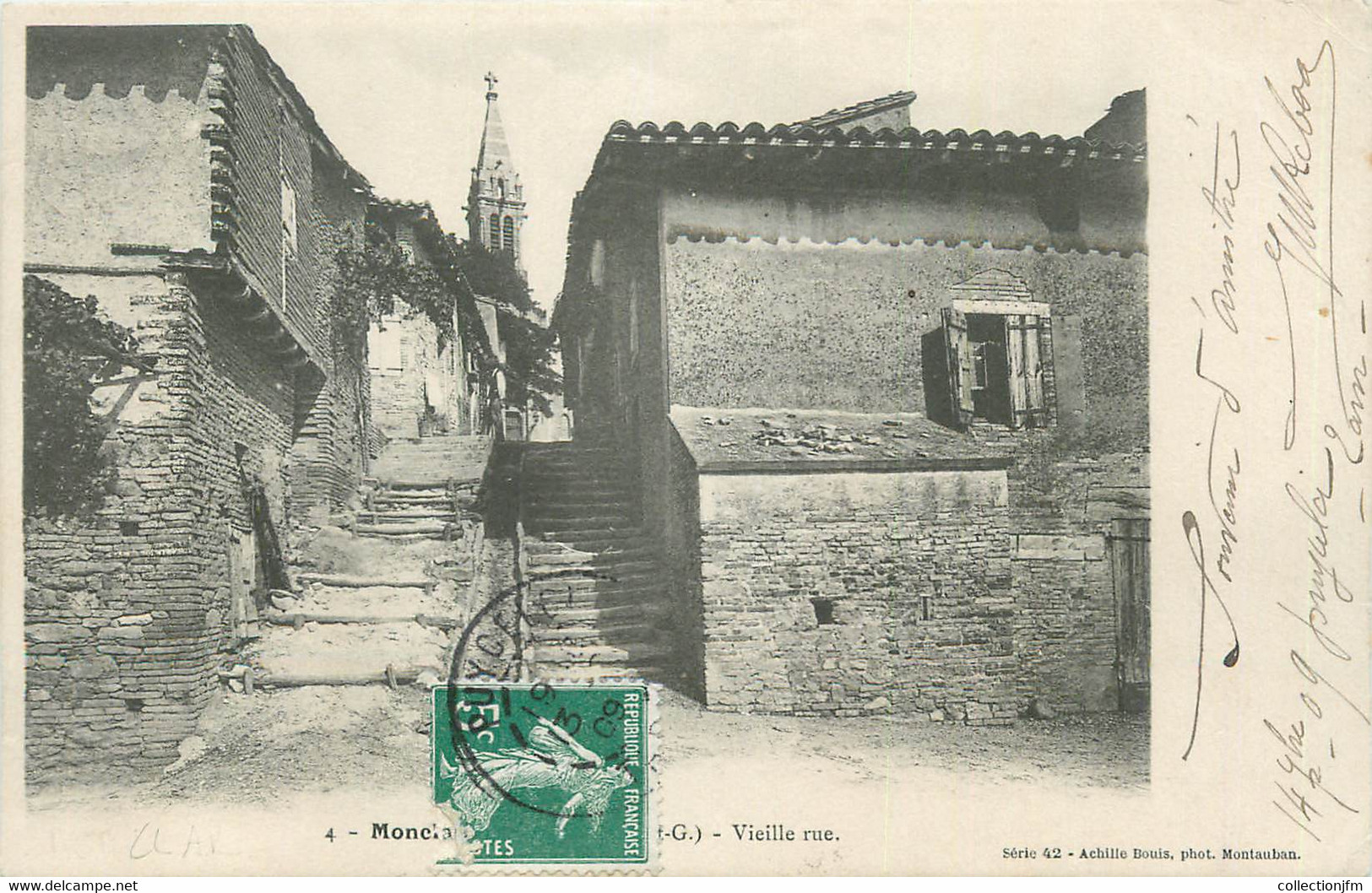 CPA FRANCE 82 "Monclar, Vieille Rue". - Montclar De Quercy