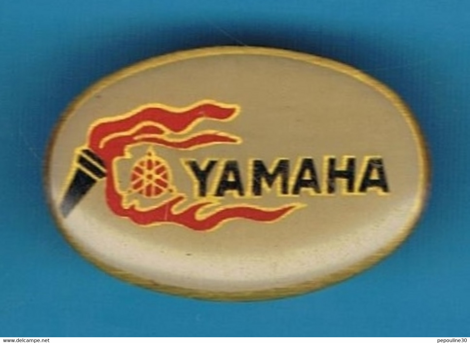 PIN'S //  ** LOGO / YAMAHA ** - Motos