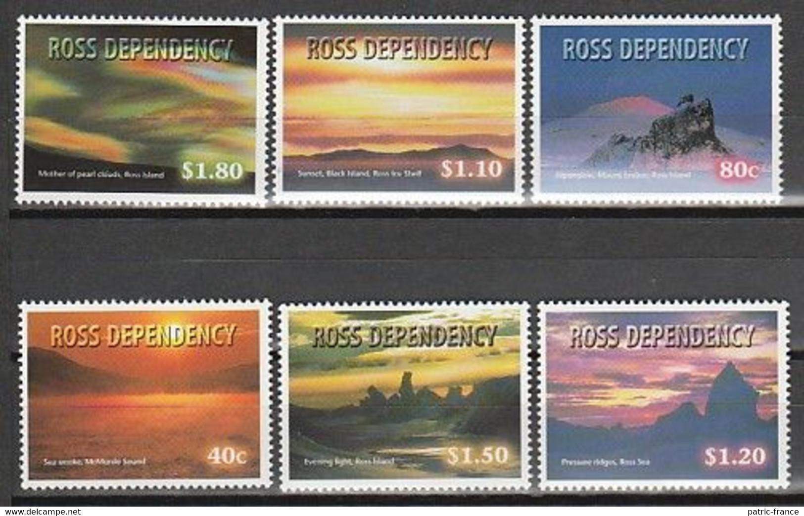 ANTARCTIQUE - ROSS 1999 Couchers De Soleil - Yv. 66/71 ** - Unused Stamps