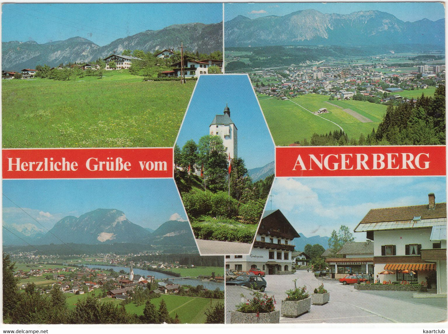 Angerberg Mit Angath Und Ort Angerberg, Wallfahrtskirche Mariastein U. Wörgl - Tirol - Wörgl