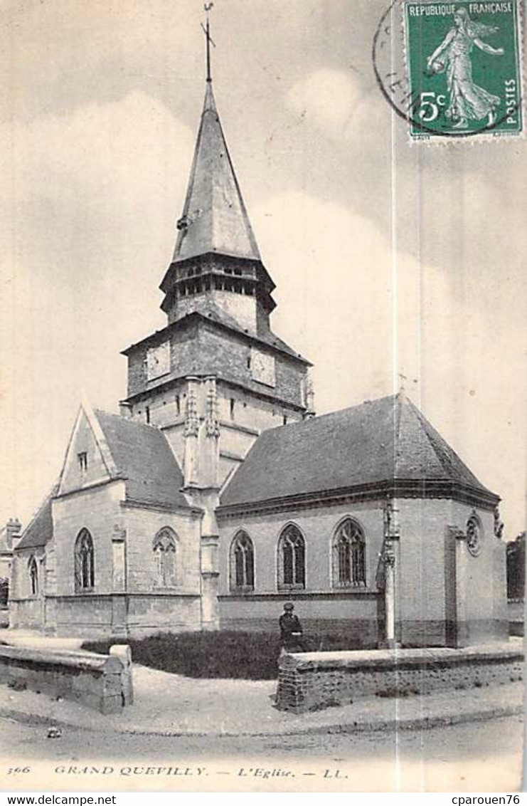 Cpa 76] Seine Maritime Le Grand-Quevilly L'église - Le Grand-Quevilly