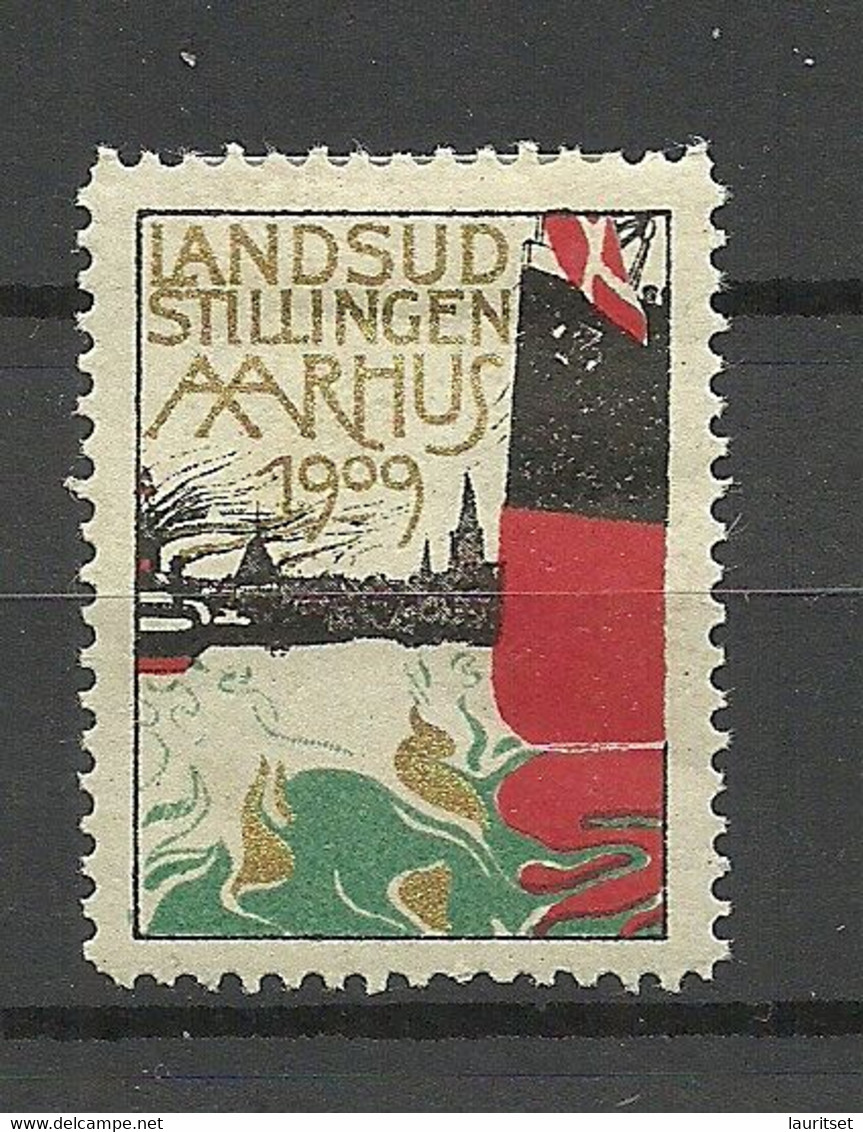 DENMARK Dänemark Danmark 1909 Advertising Stamp Reklamemarke Aarhus Exhibition Ausstellung * - Neufs